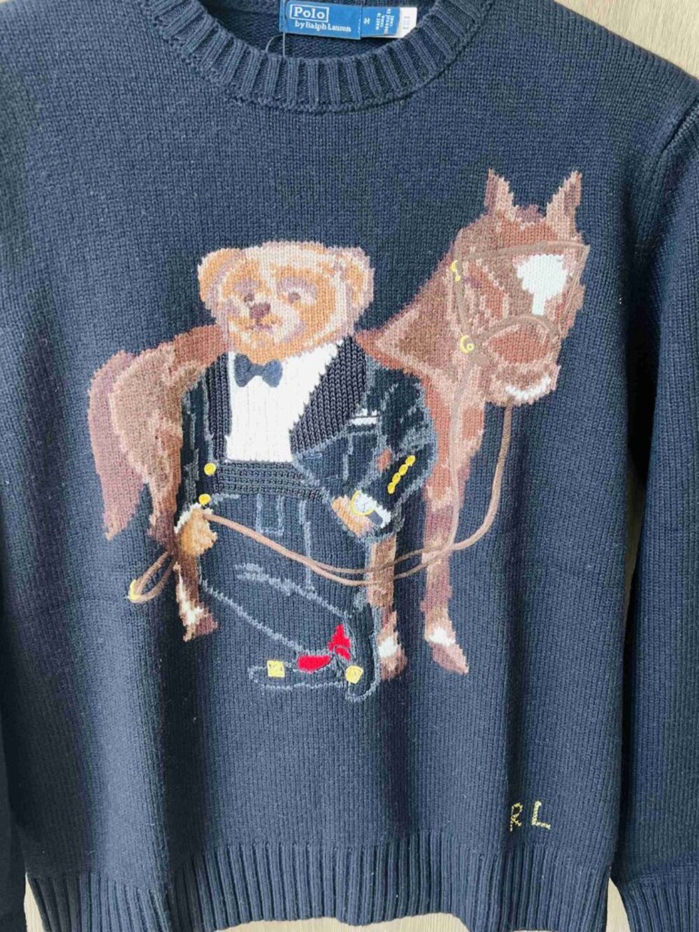 Polo Ralph Lauren Bear & Horse Crewneck Sweater - Picture 4 of 6